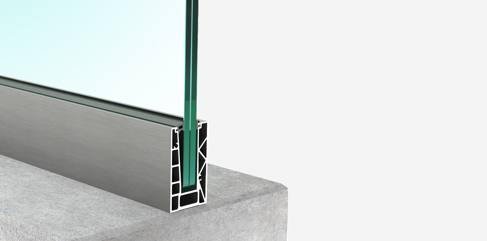 BV4500 ECO - a new compact and budget system for glass railings